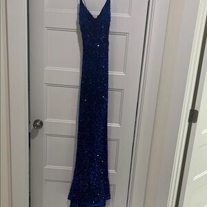 Darling Royal Blue Fabric